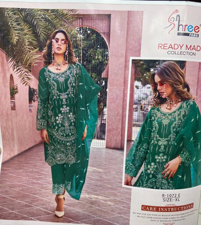 R 1072 Color Set Pakistani Salwar Suits Catalog